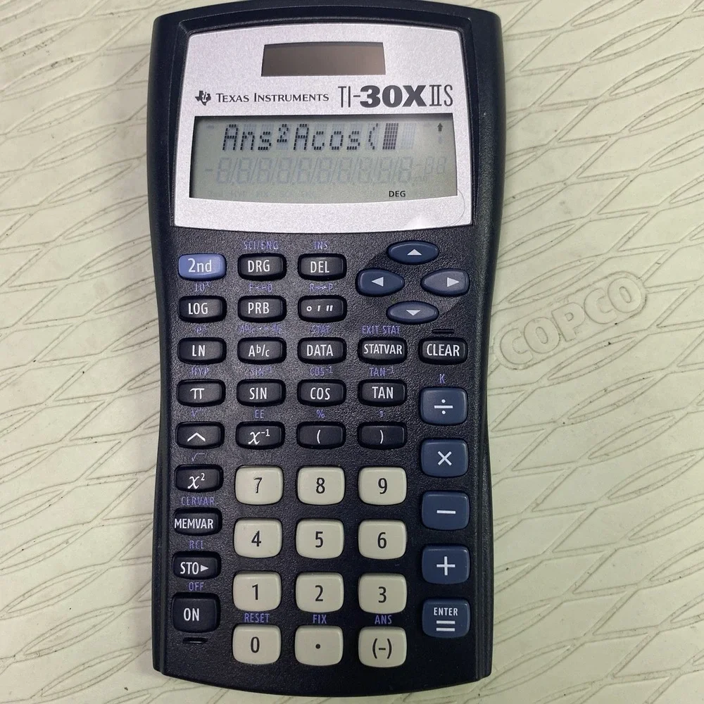 Texas Instruments Calculator TI-30XS‎ II S With Cover WORKS